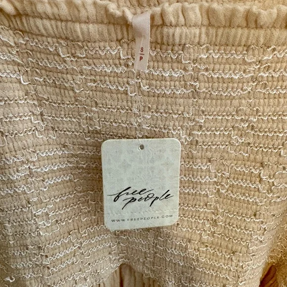 NWT-Free People Cream Dahlia Dress - Picture 2 of 4